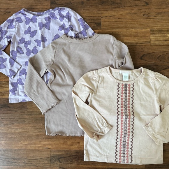 Janie and Jack • Zara | 3 Long Sleeve Shirts - Picture 1 of 9